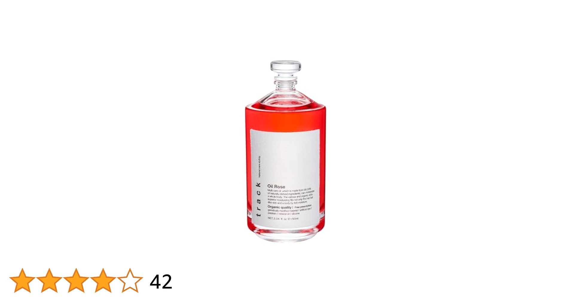 Amazon | 【公式】trackトラック ヘアオイル ローズ Rose 90ml